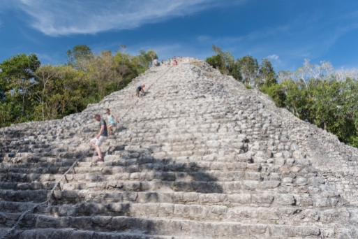 Coba, with its tallest pyramid on the Yucatan peninsula