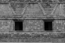 Eye picking Mayan architecture, Uxmal, Yucatan