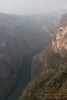 35 millions years old carving project by Grijalva River - Canon del Sumidero, Chiapas